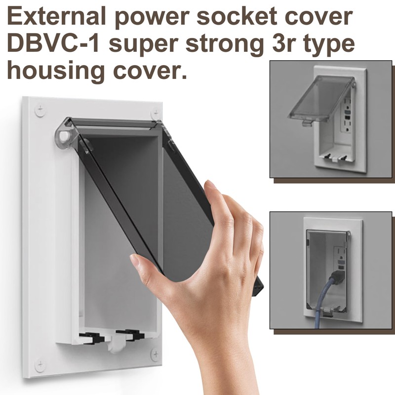DBVC-1 Extra Duty 1-Gang Vertical Outdoor Outlet Cover for Arlington