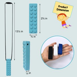 Chew Necklaces for Sensory Kids, 7 Pack Chewy Necklace Sensory Toys for Kids with Autism,Anxiety, ADHD, SPD, Silicone Chew Toys for Boys Girls Adults Chewing Biting Fidgeting