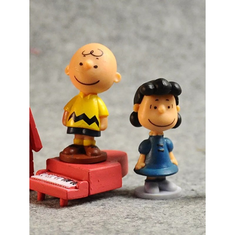 Snoopy Set 12 Figuras Snoopy Peanuts Charlie Brown