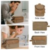 Toiletry Bag for Men, Travel Toiletry Bag Organiser, Leather Dopp