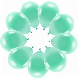 10 Metallic Dark Mint Balloons Eco Balloons Made in EU Decoration Birthday Children Adults Wedding Party Colourful Balloons Helium Suitable