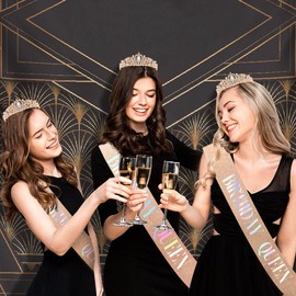 Dealoco Birthday Sash for Women, Birthday Sash, Birthday Crown, Birthday Girl Sash, Birthday Sash and Tiara for Women, Birthday Tiara, Birthday Tiara for Women, Happy Birthday Sash