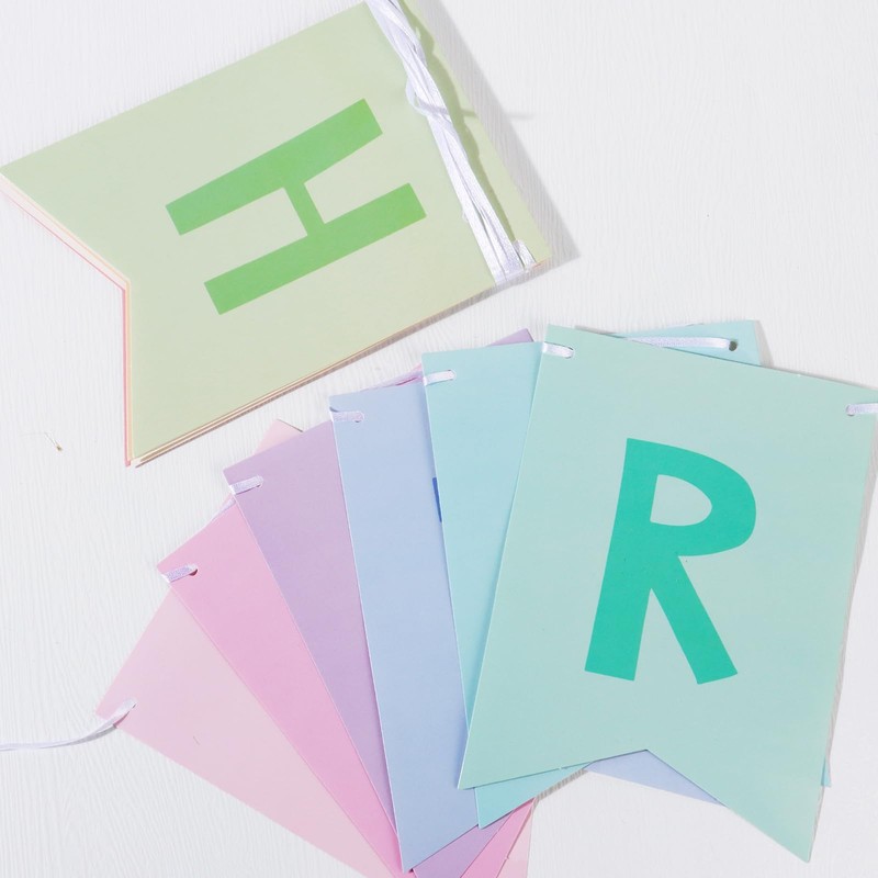 Happy Easter Banner Colourful Easter Garland Easter Bunting Garland Easter