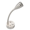 DC12‑24V LED RV Bedside Lamp High Brightness Aluminium Alloy Gooseneck