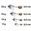 Njord Kalastus Jig Spinner Set Chatterbait Artificial Bait Crankbait Spinner