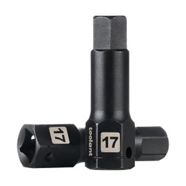 toolant 1/2 inch Impact Hex Bit Socket Set 2pcs,17mm
