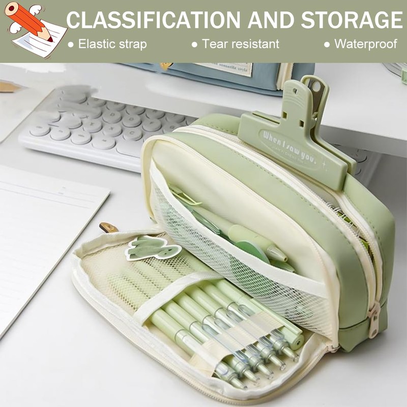 Pencil Case with Large Capacity, Girls Pencil Case, Large Capacity,