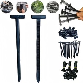 Nylon Universal Cable Tie Buckle, 2025New Multipurpose Plastic Cable, Ties Nylon Cable Tie Buckle Fixed, For Daily Car Maintenance,Heavy Duty Self-Locking (50Pcs)