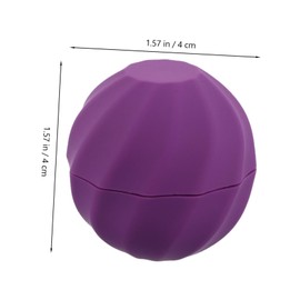 Beavorty 5 Pcs Spherical Lipstick Box Portable Mini Lip Gloss Containers Empty Lip Gloss Tubes