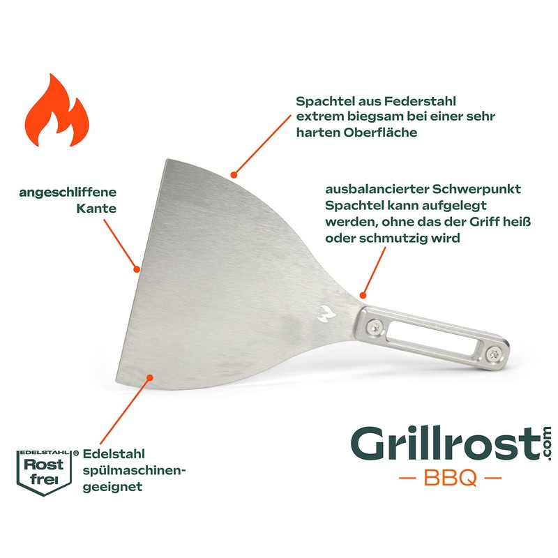 Spatula for Fire Plate & Plancha - The Ultimate Grill