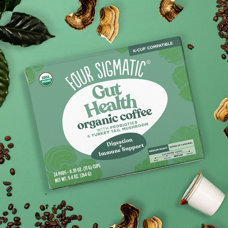 Four Sigmatic Gut Health Organic Coffee Pods | Medium Roast