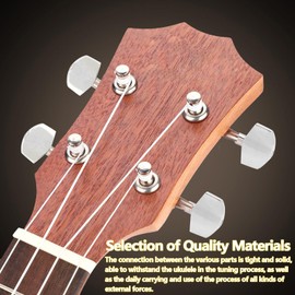 Locadence Guitar Tuning Pegs, Guitar Mechanics, 1:14 Copper Alloy Gearbox Guitar Strings Tuner, Guitar Strings Tuning Pegs Mechanics for Maintenance and Replacement of Ukulele