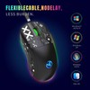 HXSJ Keyboard and Mouse Combo Wired K68 RGB Streamer Mini