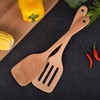 2Pcs Wooden Spatula Heat Resistant Light Weight Kitchen Cooking Utensils