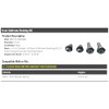 Front Subframe Bushing Kit - 4 Piece - Compatible with