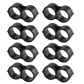 SagaSave 8Pcs Drip Pipe End Closure Cap, 16PE Hose Plug Stopper Connector, Garden Agricultural Irrigation System Accessories