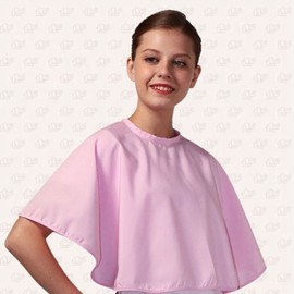 Pink Hair Salon Perm and Drying Shoulder Cape Pink
