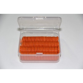 HAKATOP 1/4" Pressure Washer Quick Coupler New Orange O-Rings Seal Kits (100pk)