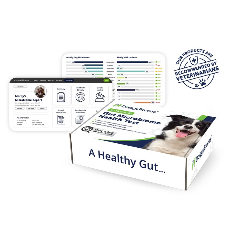 AnimalBiome Dog Probiotics Test Kit - Gut Microbiome Health Test