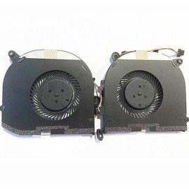 Fleshy Leaf New CPU+GPU Cooling Fan Replacement for Dell XPS 15 9560 Precision 5520 M5520 P56F 0VJ2HC 0TK9J1