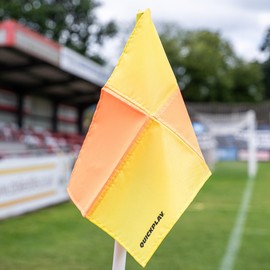 QUICKPLAY Spare Corner Flags - Set of 4 | 5 Flag Colour Options Available | Fits Up To 50mm Poles [Poles Not Included] To Be Used With QUICKPLAY Training Poles (Yellow & Orange)