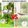 28In Freestanding Birdbaths Bowl Outdoor, Free Standing Garden Bird Bath