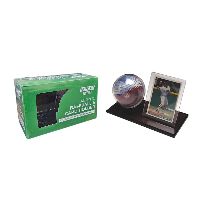 Collectible Supplies Acrylic Baseball and Card Display Case | Acrylic