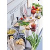 axentia Stainless Steel Potato Ricer and Spaetzle Press with 85