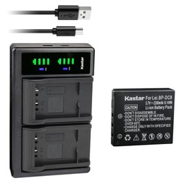 Kastar 1-Pack Battery and LTD2 USB Charger Compatible with Leica 18706, EA-DC-8, BP-DC8, BPDC8, BP-DC8E BPDC8E Battery, Leica MINI-M, Leica X Vario, Leica X1, Leica X2, Leica X-U (Typ 113) Cameras