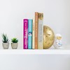 Banllis Heavy Duty Book End Decorative Bookends, Decor Book End