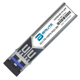Brute Networks GLC-FE-100FX-RGD-BN - 100BASE-FX 2km 1310nm SFP Transceiver (Compatible with OEM PN# GLC-FE-100FX-RGD)
