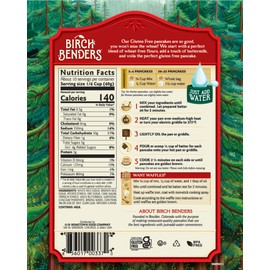 Birch Benders Gluten Free Pancake and Waffle Mix, 14 oz (Pack of 2)