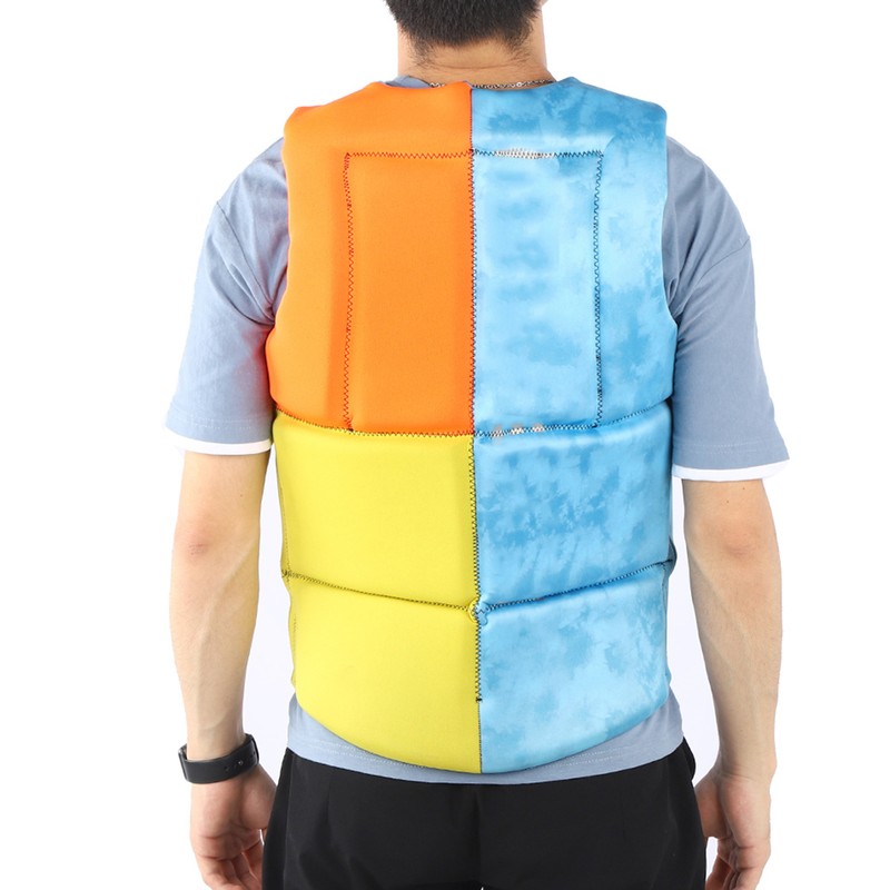 Portable Foldable Life Jacket Vest Accessory for Drifting Surfing Swimming