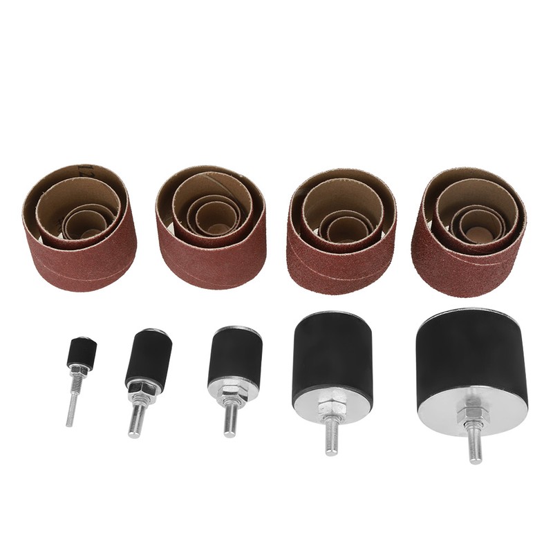 25pcs Spindle Sanding Drum Sander Tool Kit Set with Case