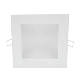 Maxxima Luvoni 6 in. Square 2700K Slim Deep Recessed LED Indirect Downlight, IC Rated, 840 Lumens, Warm White