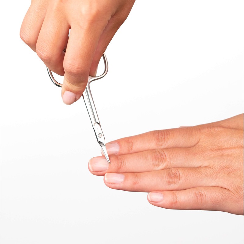 REMOS Manicure Cuticle Scissors Made of Hardened Steel for Cutting