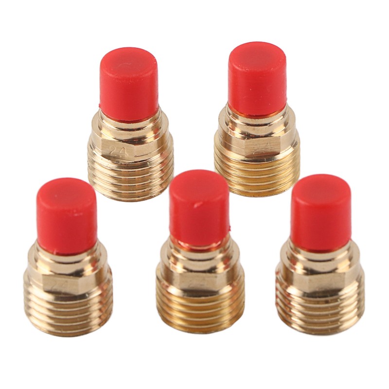5pcs 45V44 Gas Lens Collet Body 2.4mm 3/32" for TIG