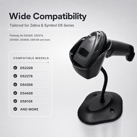 Universal Barcode Scanner Holder [New Version 2026] for Symbol Zebra DS2208 DS2278 DS4308 DS4608 DS8108 DS2208 Stand Holder (1)