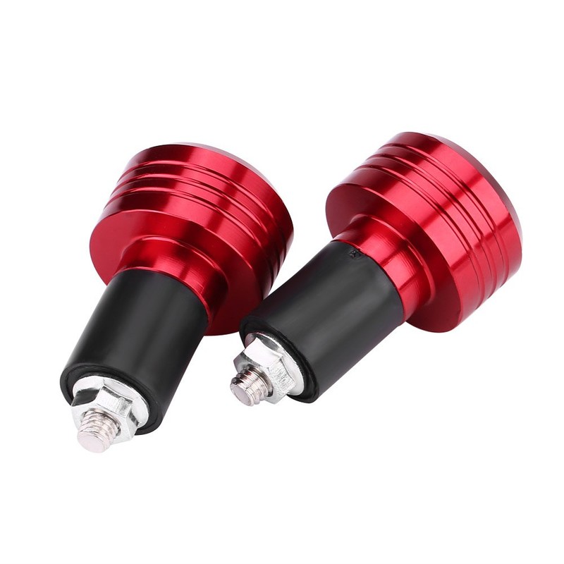 Handlebar Ends Pair 22 mm Universal Aluminium Motorcycle Handle Bar