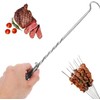 WADY BBQ Food Flipper, Meat Flipper Hook, Pigtail Food Flipper,