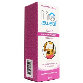 No More Sweat Women's Sport Daily Antiperspirant Cream 24hr Protection 80mL