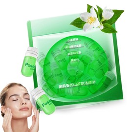 Cleansing Oil Mini, Aceite Desmaquillante, Suavizante Aceite Limpiador Suave para Viajes, Limpiadores de aceite de limpieza facial desechables portátiles - 2ml 20pcs (Camelia)