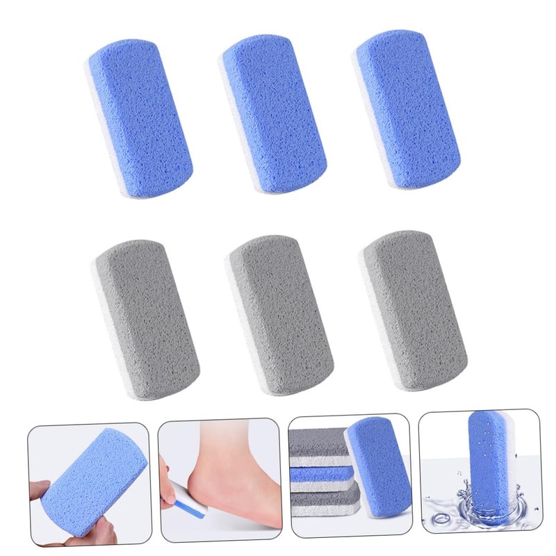 Beavorty 6pcs Dual-sided Foot Scrubber for Callus Removal and Exfoliation