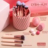25 Piezas Set De Brochas De Maquillaje Profesional Con 1