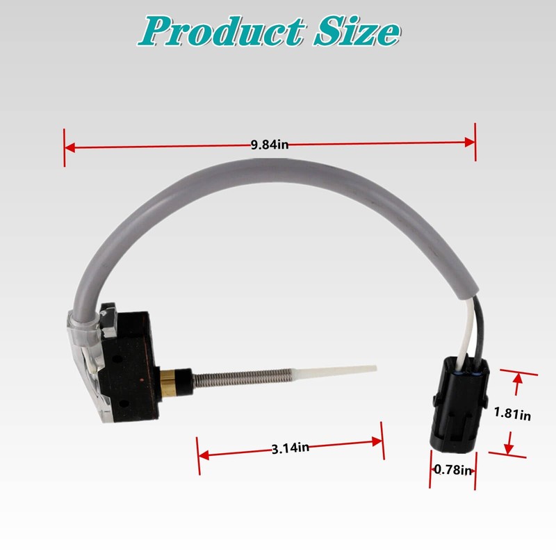 Clutch Switch 1604996,Compatible with 1987-2007 Peterbilt 378 379 Models Part#
