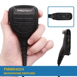 APX6000 XPR7550e Speaker Mic Compatible for Motorola APX6000 APX7000 APX8000 XPR6350 XPR6550 XPR7350 XPR7550 DP4600e DP4800e walkie Talkies PMMN4024 PMMN4024A PMMN4025A Speaker Microphone