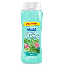 Lucky Super Soft Body Wash, Eucalyptus Mint, 15 Ounce