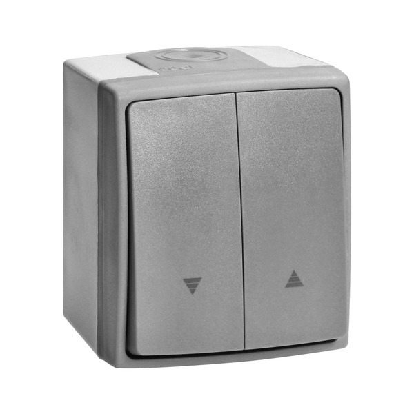 Miratic Surface-Mounted Blind Switch Surface-Mounted IP 55 Wet Room Switch