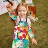 Ntwdby Children's Painting Apron for 6-12 Years Girls Boys, Waterproof