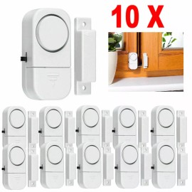 premiumwire 10X WIRELESS Home Window Door Burglar Security ALARM System Magnetic Sensor